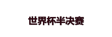世界杯半决赛